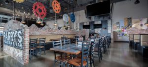 parry's seating area and front of restaurant